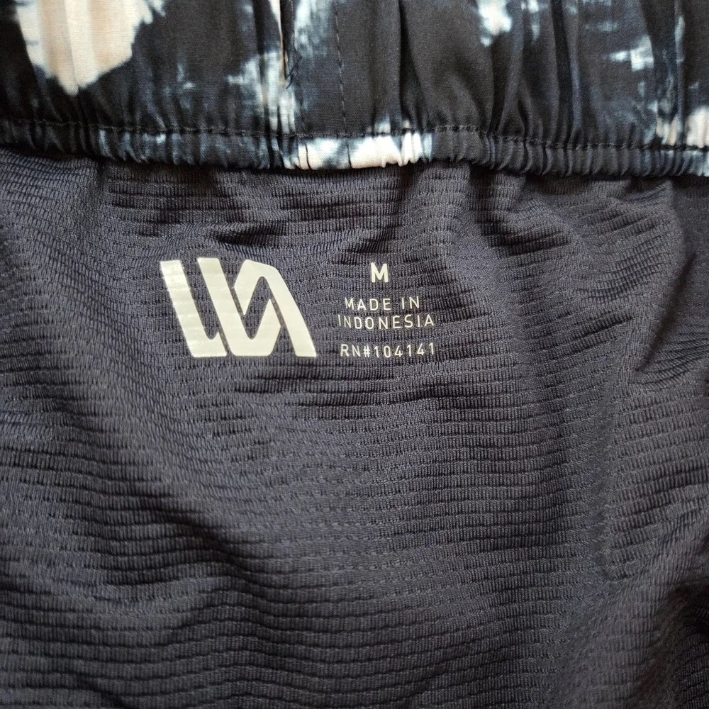 Men's VRST M Medium 5" Slim Fit Resort Shorts Swim Trunks - Indigo Craft Tie Dye - Picture 2 of 15